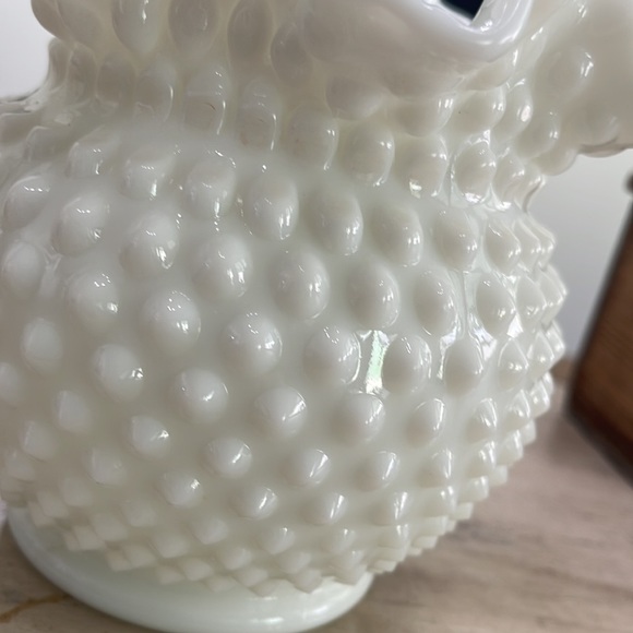 Vintage Fenton Hobnail Milk Glass - Picture 3 of 5